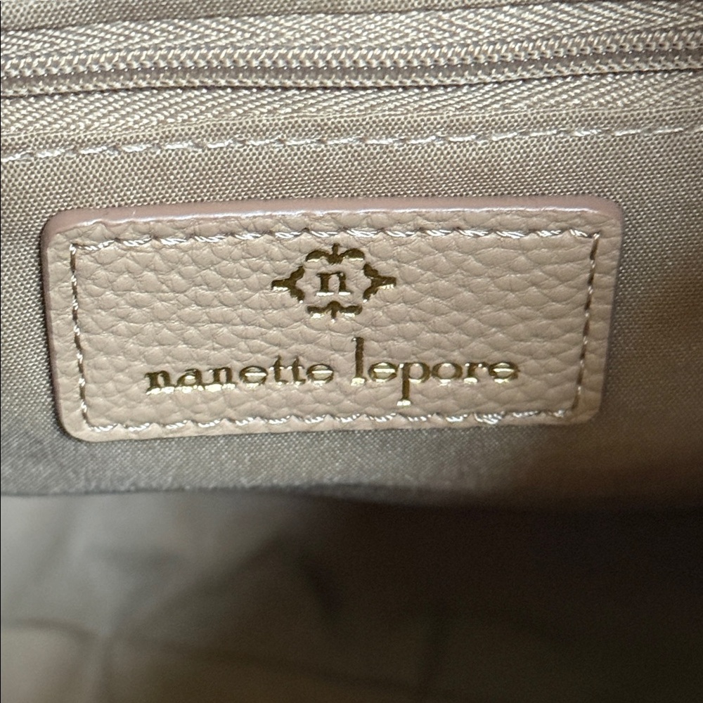 Nanette Lepore Blue Patterned Shoulder Bag. Removeable  handle & crossbody strap - Picture 13 of 16